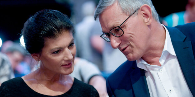 Sahra Wagenknecht und Bernd Riexinger