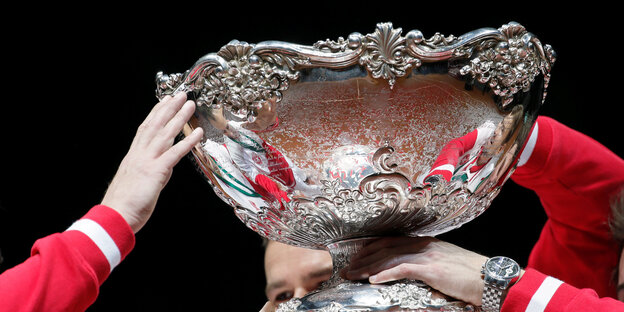 Der alte Davis-Cup-Pokal Der alte Davis-Cup-Pokal