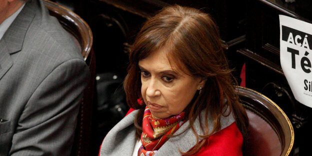Cristina Kirchnern, argentinische Ex-Präsidentin und Senatorin Cristina Kirchnern, argentinische Ex-Präsidentin und Senatorin