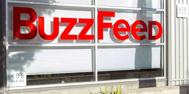 Buzzfeed-Schriftzug Buzzfeed-Schriftzug