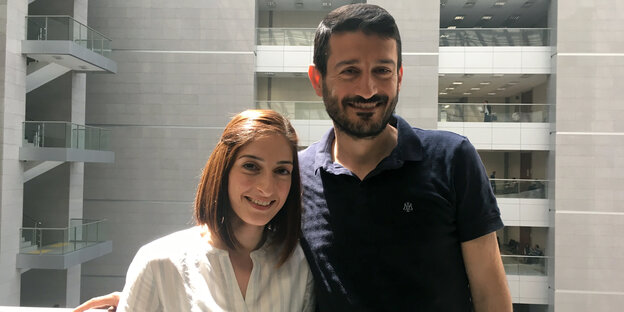 Meşale Tolu und ihr Mann Suat Çorlu Meşale Tolu und ihr Mann Suat Çorlu