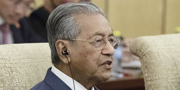 Mahathir Mohamad, malaysischer Premierminister Mahathir Mohamad, malaysischer Premierminister