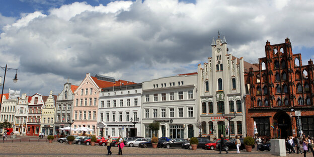 Häuser in der Altstadt von Wismar