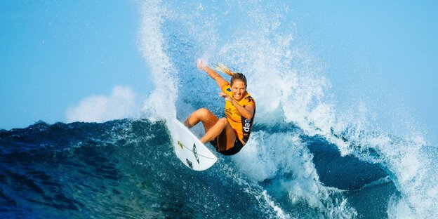 Eine Surferin Eine Surferin