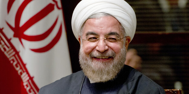 Hassan Rohani aufgenommen am 25.09.2014 in New York am Rande der UN-Generalversammlung. Hassan Rohani aufgenommen am 25.09.2014 in New York am Rande der UN-Generalversammlung.
