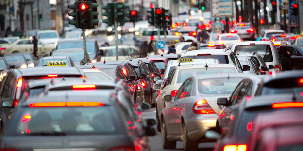 Autos im Stau Autos im Stau