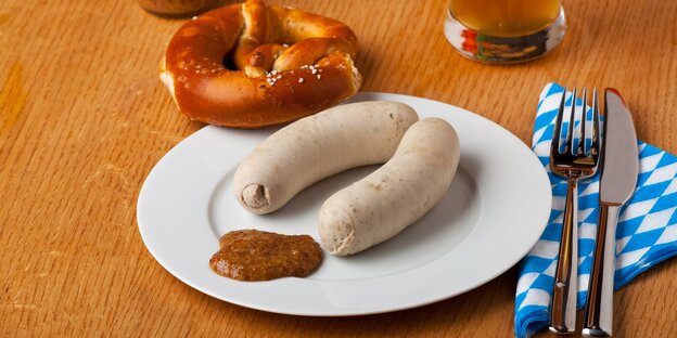 Weißwurst und Weißbier Weißwurst und Weißbier