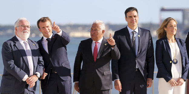 Canete, Macron und andere Minister Canete, Macron und andere Minister