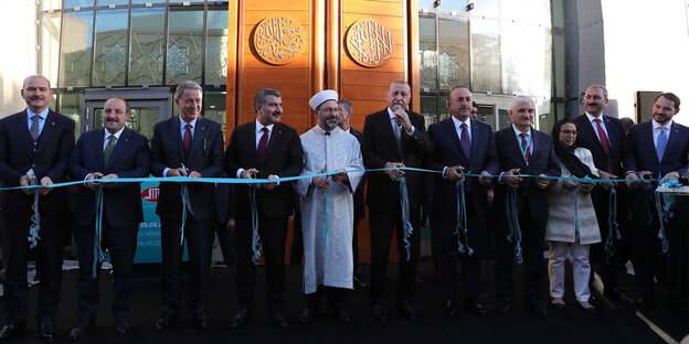 Die Eröffnung der der Zetralen Moschee in Köln