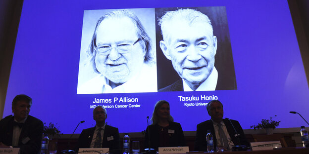 James Allison und Tasuku Honjo erhalten den Nobelpreis für Medizin 2018 James Allison und Tasuku Honjo erhalten den Nobelpreis für Medizin 2018