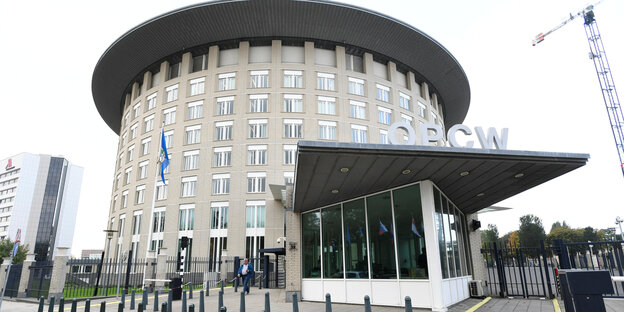 In Den Haag steht das Büro der Organisation für das Verbot von Chemiewaffen In Den Haag steht das Büro der Organisation für das Verbot von Chemiewaffen