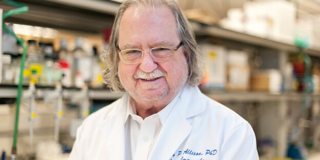 Der US-Forscher James P. Allison Der US-Forscher James P. Allison