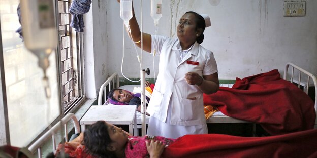 Ein Krankenhaus in Indien Ein Krankenhaus in Indien