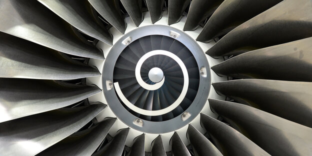 Nahaufnahme von Turbine Nahaufnahme von Turbine