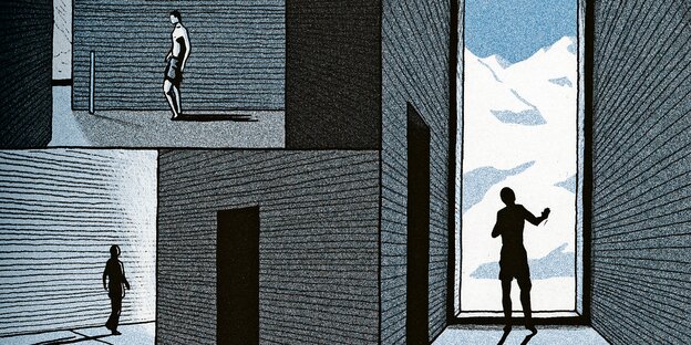 Szene aus der Graphic Novel Szene aus der Graphic Novel
