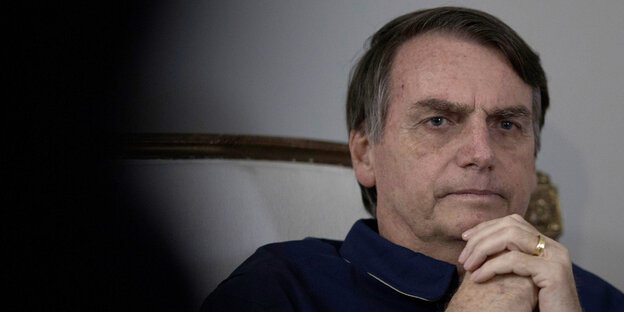Porträt von Jair Bolsonaro Porträt von Jair Bolsonaro