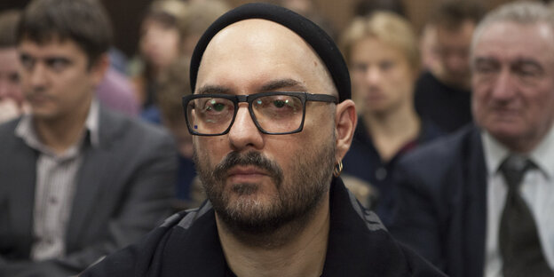 Kirill Serebrennikow im Gerichtssaal Kirill Serebrennikow im Gerichtssaal