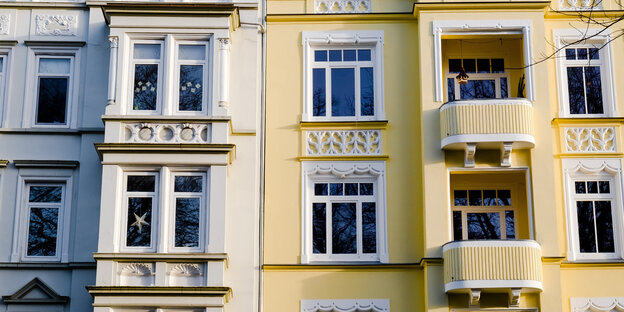 Fassade von Altbauten Fassade von Altbauten