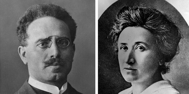 Karl Liebknecht und Rosa Luxemburg