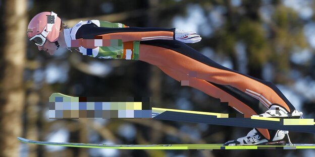 Severin Freund bei einem Sprung Severin Freund bei einem Sprung