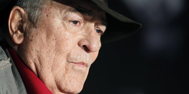 Bernardo Bertolucci, italienischer Regisseur, aufgenommen während der 65. Filmfestspiele von Cannes 2018 Bernardo Bertolucci, italienischer Regisseur, aufgenommen während der 65. Filmfestspiele von Cannes 2018