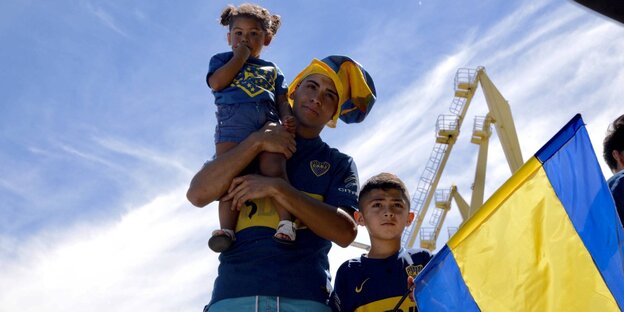 Fans des Faßballklubs Boca Junior Fans des Faßballklubs Boca Junior