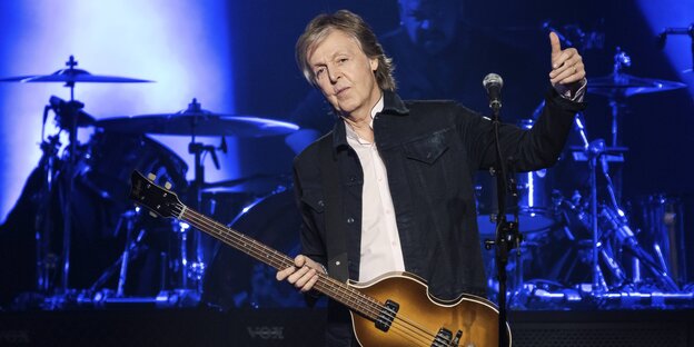Der Sänger Paul McCartney Der Sänger Paul McCartney