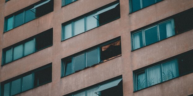 Die Fassade eines Hauses Die Fassade eines Hauses