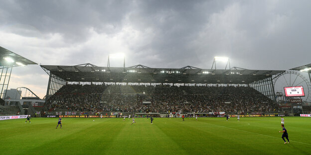 Die Gegengerade des Millerntor-Stadions Die Gegengerade des Millerntor-Stadions