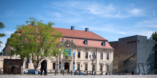 Ein Gebäude in Berlin, es ist das Jüdische Museum