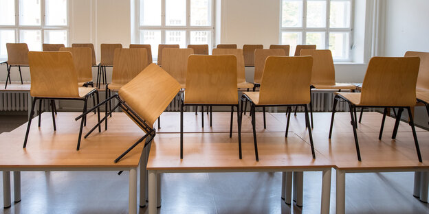 Blick in ein Klassenzimmer Blick in ein Klassenzimmer