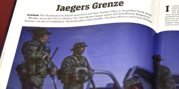 Zwei Seiten in einem Spiegel-Heft Zwei Seiten in einem Spiegel-Heft
