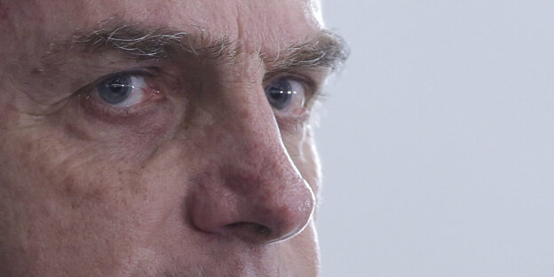 Bolsonaro in Nahaufnahme Bolsonaro in Nahaufnahme