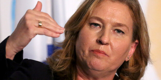Zipi Livni, ehemalige Justizministerin Israels Zipi Livni, ehemalige Justizministerin Israels