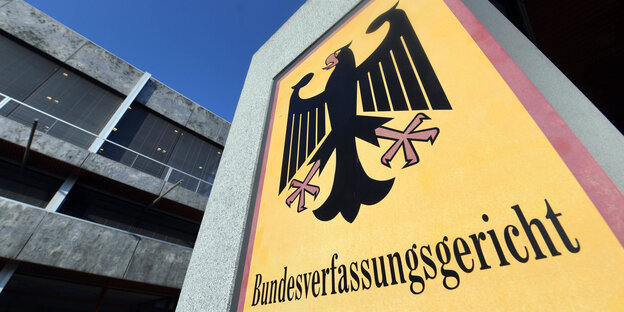Ein Teil des Gebäudes des Bundesverfassungsgerichts Ein Teil des Gebäudes des Bundesverfassungsgerichts