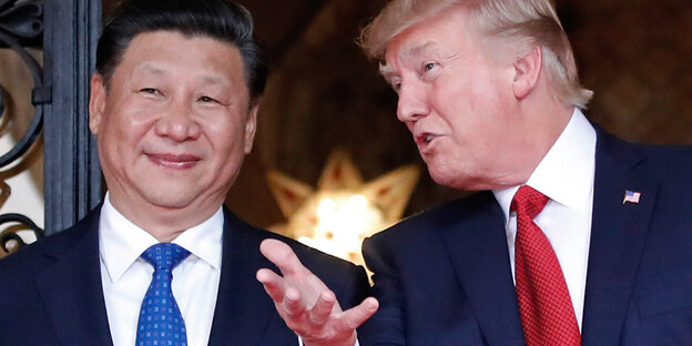 Xi Jinping und Donald Trump Xi Jinping und Donald Trump