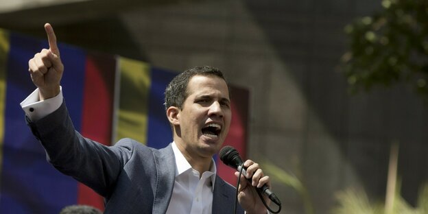 Ein Mann, Juan Guaido Ein Mann, Juan Guaido