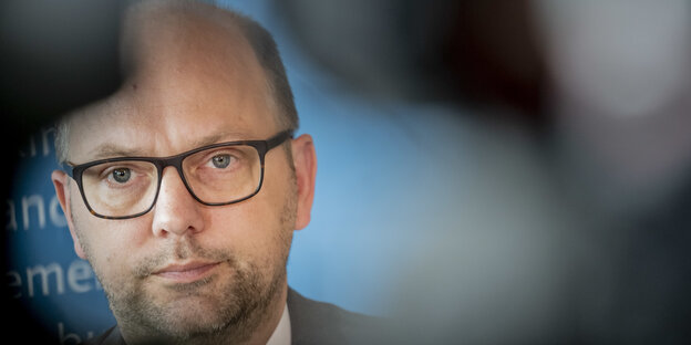 Hamburgs Justizsenator Till Steffen. Hamburgs Justizsenator Till Steffen.