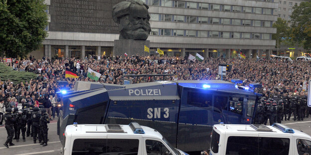 Rechte Demonstration in Chemnitz