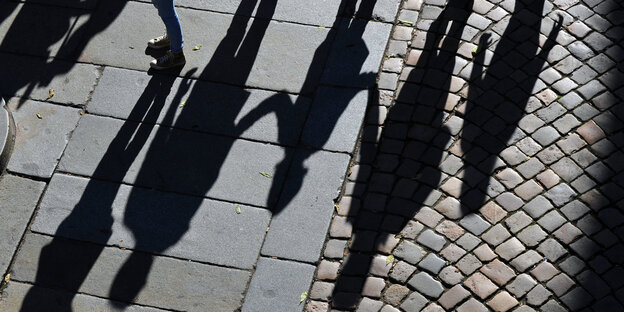 Schatten auf einem Fußboden