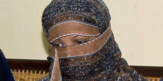 Asia Bibi bei einer Gerichsanhörung 2010 Asia Bibi bei einer Gerichsanhörung 2010