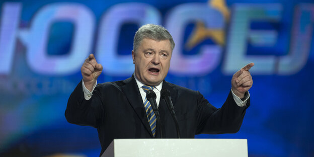 Der ukrainische Präsident Petro Poroschenko Der ukrainische Präsident Petro Poroschenko