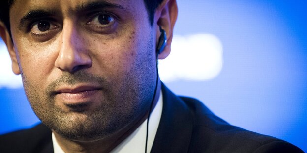 Nasser Al-Khelaifi, Präsident des Fußballklubs Paris Saint-Germain Nasser Al-Khelaifi, Präsident des Fußballklubs Paris Saint-Germain