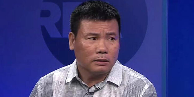 Truong Duy Nhat während eines Interviews beim US-Sender Radio Free Asia Truong Duy Nhat während eines Interviews beim US-Sender Radio Free Asia