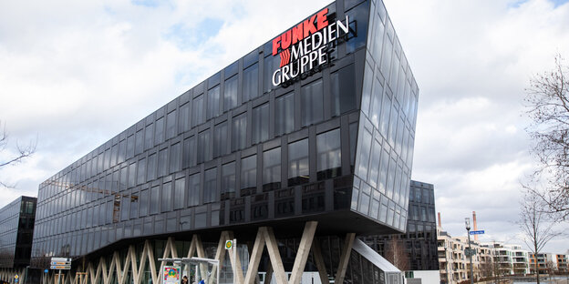 Ein Gebäude der Funke Mediengruppe Ein Gebäude der Funke Mediengruppe