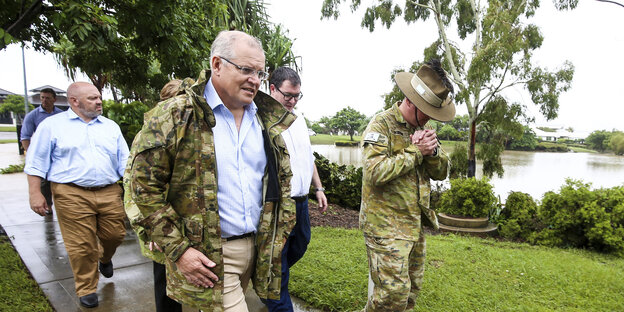 Der australische Regierungschef Scott Morrison Der australische Regierungschef Scott Morrison