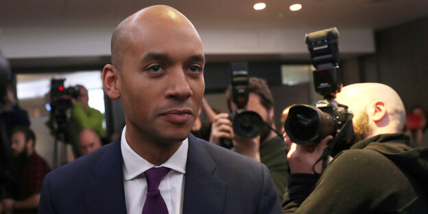 Der britische Abgeordnete Chuka Umunna Der britische Abgeordnete Chuka Umunna
