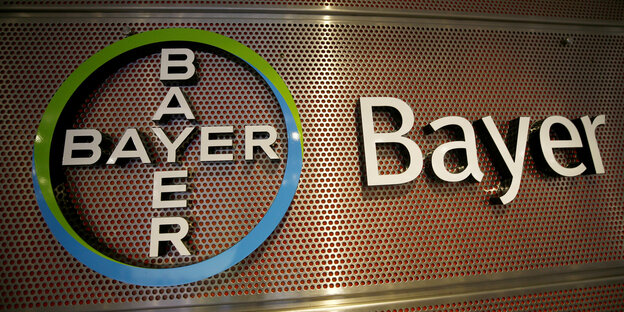 Das Logo der Bayer AG Das Logo der Bayer AG