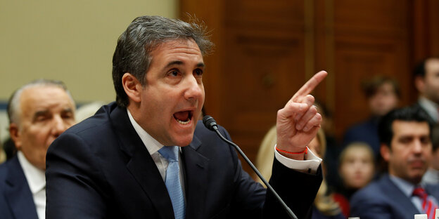 Michael Cohen macht eine Aussage Michael Cohen macht eine Aussage