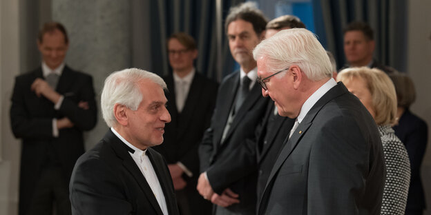 Steinmeier, iranischer Botschafter Ali Majedi Steinmeier, iranischer Botschafter Ali Majedi
